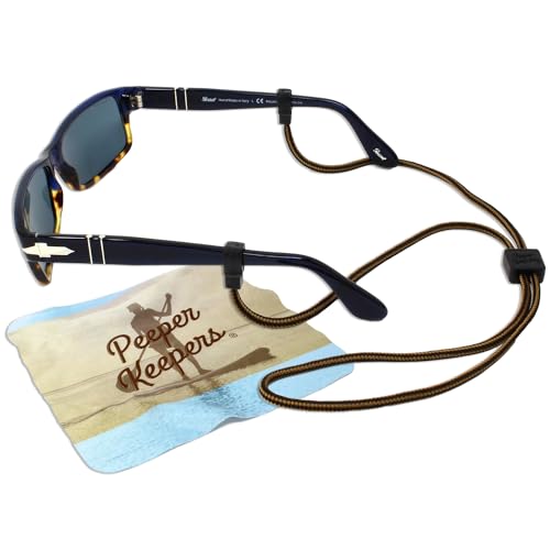 Image of Eyeglass Retainer & Sunglass Holder Supercord Adjustable w /Microfiber Cloth