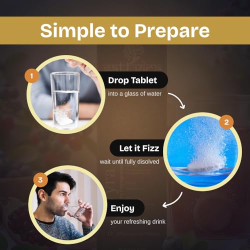 Image of Pre Workout Effervescent Tablets with Caffeine (15) | Energy Booster for Workout, Focus & Stamina | Electrolyte Hydration + Endurance Support | Ashwagandha, Ginseng & Green Tea | Vyra by Sattvica