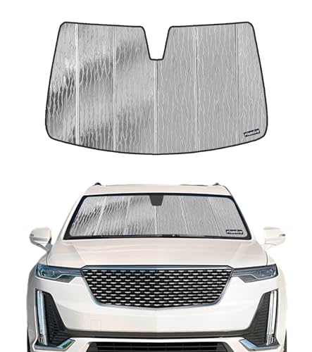 Pigenius Windshield Sunshade for Cadillac XT6 2020-2025 (Luxury 3-Row SUV)