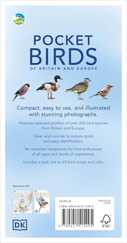 RSPB Pocket Birds of Britain and Europe 5th Edition - Image 2