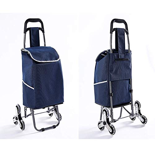 Einkaufstrolley Faltbarer Einkaufstrolley auf Rädern mit Abnehmbarer Tasche und faltbarem Design Max. Tragfähigkeit 50… – Bild 8