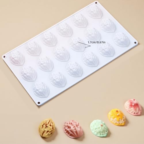 Moule en silicone 18 noix pour mini gâteaux et chocolats maison - 8