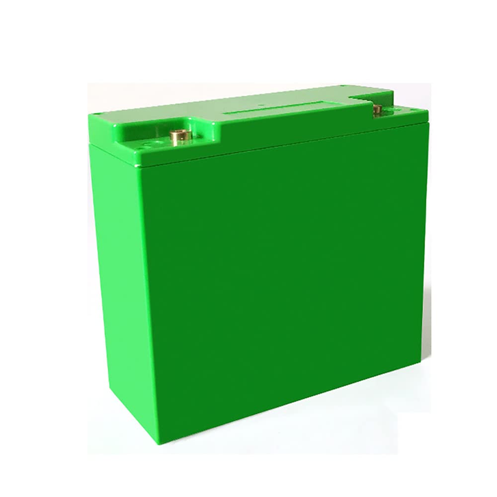 NORMICHIC DIY 12V20AH-42AH Battery Holder Box Storage Plastic Case (Green)