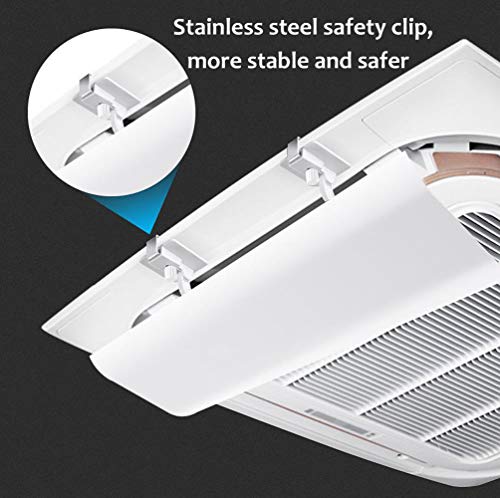 Déflecteur de climatisation central en plastique et acier contre l'air direct - 7