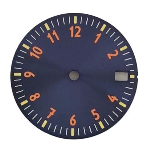 Generic 28.5MM �O���[���������v������ �E�H�b�`�t�F�C�X NH35/NH36/4R/7S���[�u�����g�p���v�����A�N�Z�T���[(Swirl marks blue)