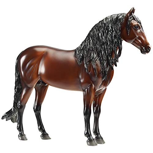 Breyer Traditional Series Dominante XXIX | Horse Toy Model | 1:9 Scale | Model #1809 Brown, Black, White