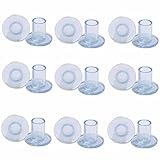 High Heel Protectors 3 Sizes Clear Plastic Covers Shoe Heel Savers Stiletto High Heel Cap for Walking on Grass/Uneven Floor Weddings & Outdoor, Protecting Shoe Heels, 9 Pairs (Small/Medium/Large)
