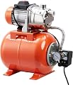 Amenitlif 1.6 HP Shallow Well Pump With Pressure Tank, 115V 977GPH Automatic Water Booster Jet Pump for Home, Garden, Lawn, Farm,High-Efficiency Durable Winter Proof Design