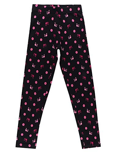 Image of BODYCARE Kids Girls Cotton Leggings | Soft Stretchable Pants, Playtime, Yoga & Casual Wear | Comfortable Elastic Waist Leggings for Toddler & Kids Girls
