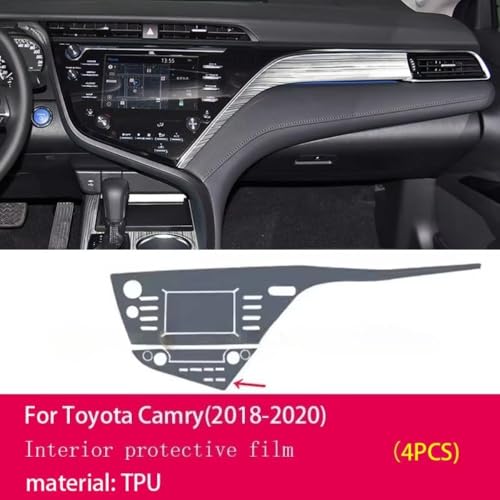Protection tableau de bord TPU Camry console anti-UV