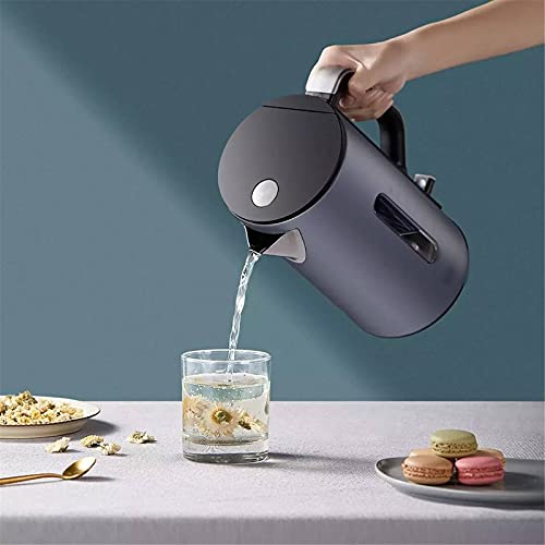 Tragbarer Wasserkocher Wasserkocher Zur Verhinderung Von Trockenem Brennen, Sichtbares Wasserfenster 304 Edelstahl 1800W… – Bild 3