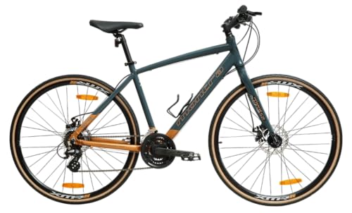 Image of Adult Montra Downtown 700X35C 21 Speed Super Premium Grey Color Rigid Hybrid Cycle Large Size, Frame Size- 19 Inch
