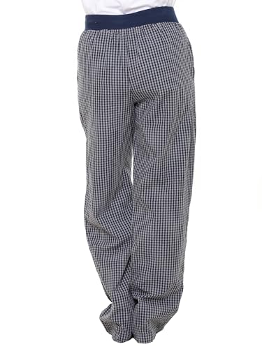 Image of Womens Multicolor Cotton Checkered Pyjama | Checks Pajama for women with Elastic & Drawstring Plus Size (S TO 8XL)