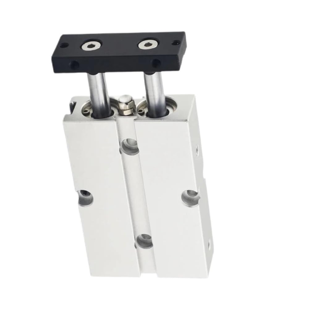 Cylindre pneumatique TN 25mm double tige en alliage d'aluminium course 150mm