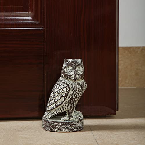 Cast Iron Owl Door Stop Decorative Door Stops Rustic Vintage Metal Heavy Duty Door Stopper Floor Decorative Doorstops For Bottom Of Door #TOP5