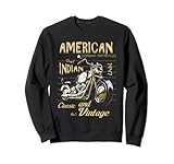 Retro Vintage American Motorcycle Indian for Old Biker Gifts Sweatshirt
