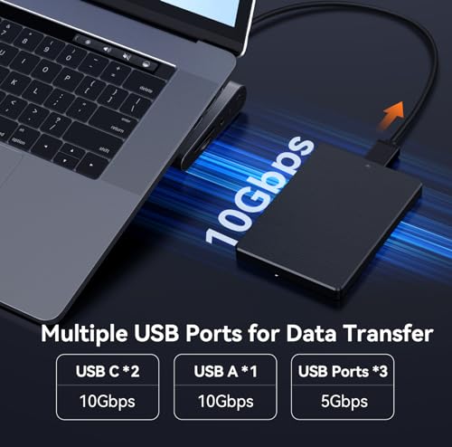 Station d'accueil USB-C triple écran avec technologie de charge premium GaN - 4