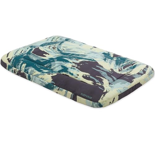 Ruffwear, Basecamp Foldable Dog Bed, Portable, Waterproof, Non-Slip, Recycled Insulation for Outdoor, Crate, & Travel Use, Durable, Comfortable Microsuede Surface, Sweeping Sage, Medium