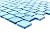 Abolos Landscape 12" x 12" Pool Rated Danube Blue Glass Mosaic Backsplash Wall Tile (12 SqFt/Case)