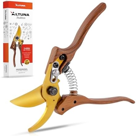 Altuna TR10 - Tijeras de Podar de Titanio - Tijera de Jardín Prof...
