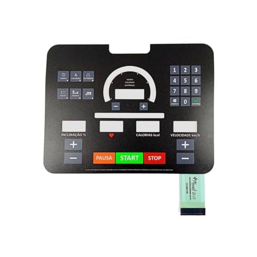 Teclado Esteira Technogym Jog Forma Treadmill - Cód 1591 (Pinado Fêmea)