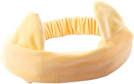 Household Headband with Cat Ears Hairbands Headcloth for Shower Towels Face Makeup Tools