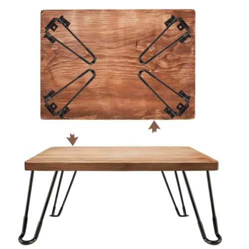 Patas de mesa plegables que soportan 40 kg fijamente para reparar muebles auxiliares 8