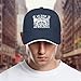 in God We Trust Guns are Just Backup Fashion Hats for Men Adjustable Caps Navy