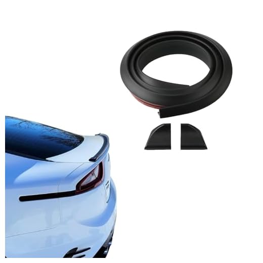 Alerón trasero para coche, 1,5 m, universal, para coche, con tira de goma