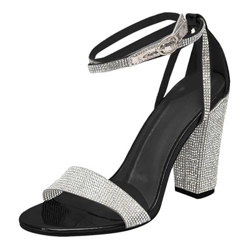 Chaussures de mariage pour femme anti-douleur à talon bloc stable