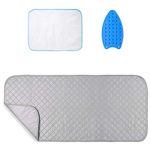 Daijianbin BüGel Estera, Algodón Engrosado, Manta de Hierro Portátil, Absorbente de Agua Almohadilla Cubierta para Lavabo Silicona Restante Tapicería