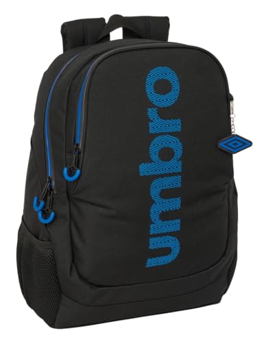 Sac à dos Umbro Jet Black pour l'école et les loisirs