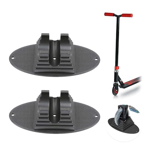 LNGJIN Supporto Universale per Monopattino - 2 Pezzi per Ruote Da 95/100/110/120mm, Extra Stabile per Stunt Scooter, Freestyle e Acrobatico