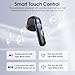 Wireless Earbuds, 2025 Bluetooth 5.4 Headphones with 3D Bass Stereo, 40H Ultralight in-Ear Buds, Bluetooth Earbuds with 4 ENC Noise Cancelling Mic, USB-C LED, IP7 Waterproof Earphones for Android iOS