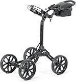 Bag Boy Quad Pro Push Cart, Black/Slate