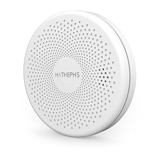 HATHEPHS Ultra-Thin Smoke & CO Alarm with Large Test/Silence Button,