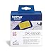 Produktbild Brother DK44605 Endlosetiketten Papier schwarz auf gelb One size
