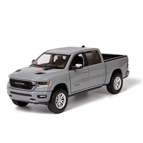 Motormax Modelo 2019 Pickup Laramie 1:24 Gris miniatura 2