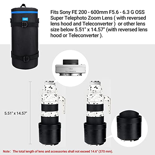 image for JJC Extra Large Thick Camera Lens Pouch Case for Nikon 180-600mm/600mm