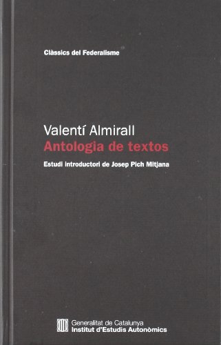 Portada de Valentí Almirall. Antologia de textos
