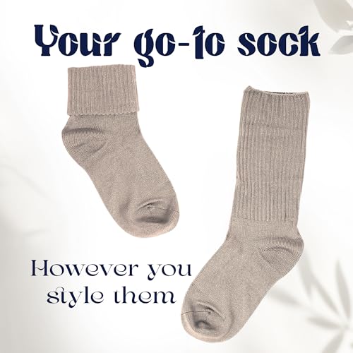 Image of Silky Toes Womens Soft Rayon from Bamboo Socks | 3-6 Pairs Breathable Seamless Toe Crew Socks | Casual Dress Womans Socks