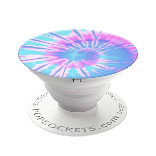 PopSockets: Collapsible Grip & Stand for Phones and Tablets - Tie Dye Blue