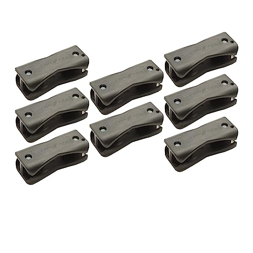 Tent Cord Rope Tensioner Fastener Guyline Adjuster Shock Cords Camping Hiking Fits 1/8 to 5/16 Thickness (8 Pack) The Pocket Knot