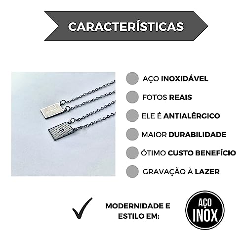 Oferta Escapulário Colar De Aço Inox Original