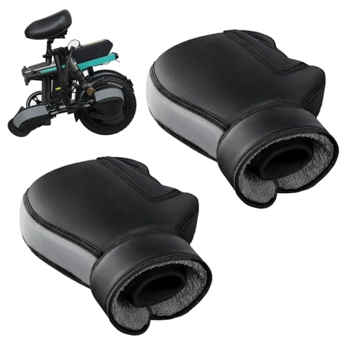 Genérico Guantes para Manillar de Motocicleta,Manoplas Térmicas para Manillar | Fundas Calefactables para Motos Bicicletas Ciclomotores Invierno Unisex