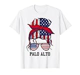 Palo Alto American Flag Patriotic Babe