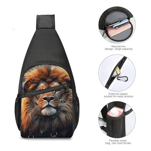 Bolso bandolera ligero para senderismo y viaje miniatura 5