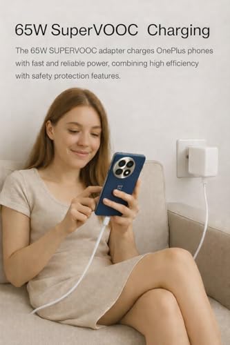 Image of Realme 65W Supervooc Charger with 1M Type-C Fast Charging Cable|Dash /Wrap /Vooc /Superdart /Dart|65Watt Adapter for Realme Narzo 80 Lite /90x /80 Pro /90 /P4x /15T /15C /P3 Lite /C75 /C71 /GT 7 /GT 7T /P3 Pro /GT 6