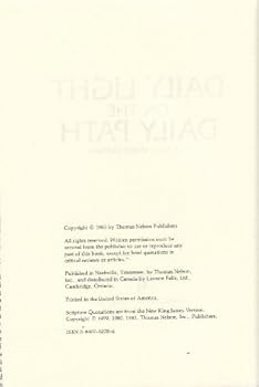 Hardcover Daily Light on the Daily Path Book