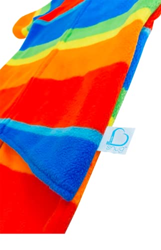 BabySnuggle Polaire Rainbow Extreme (6-12 mois) à utiliser dans les porte-bébés, poussettes, sacs à dos et sièges de vélo